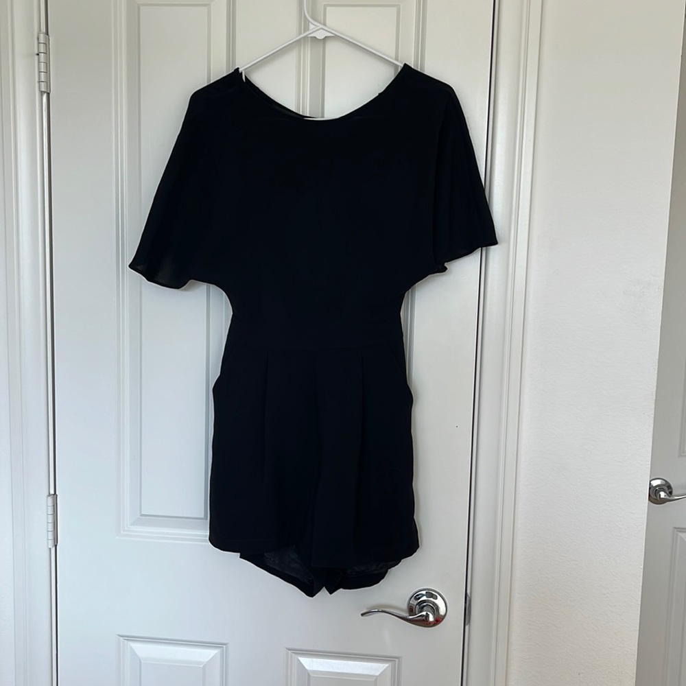 Essential black romper